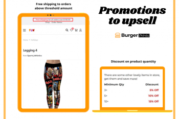 How to create promotions to upsell on BurgerPrints
