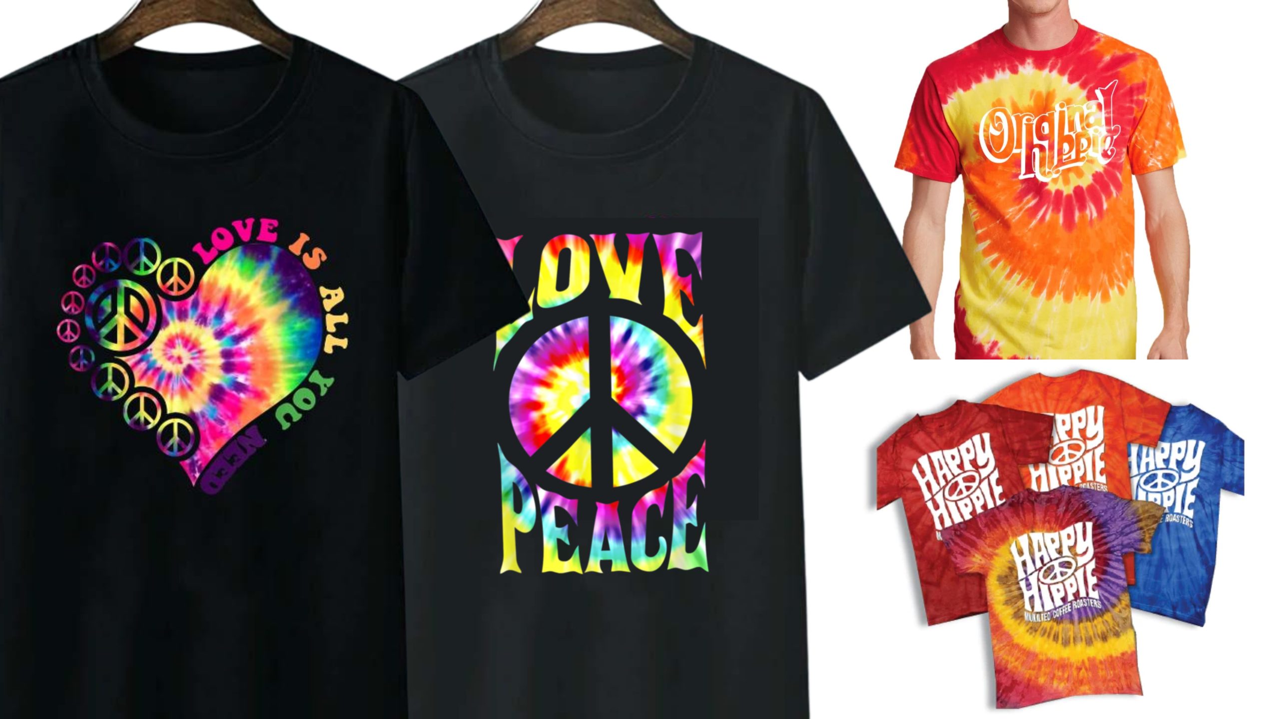 Xu-huong-thiet-ke-T-shirt-POD-2023-BurgerPrints-Tie-dye-hippie