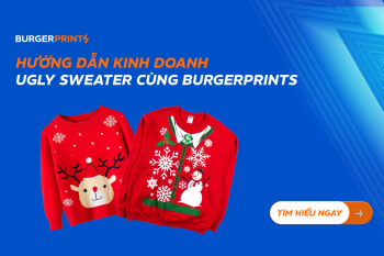 Thiết kế Ugly Sweater và bán chúng cùng BurgerPrints