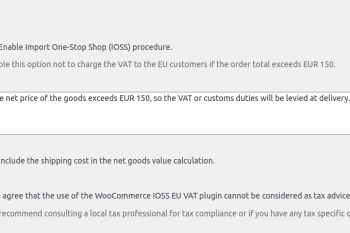 IOSS EU VAT for WooCommerce