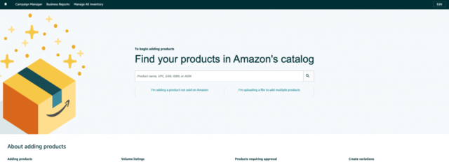 Hướng dẫn tạo Amazon Listing