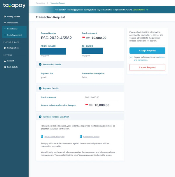 Hướng dẫn cách tạo tài khoản và giao dịch trên Tazapay